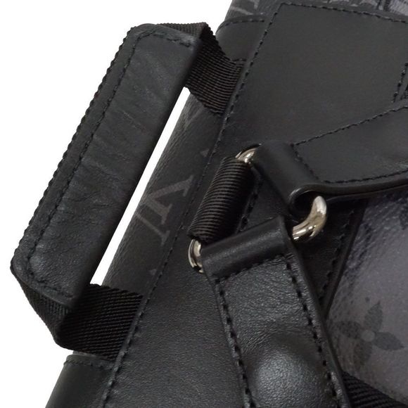 Louis Vuitton Christopher MM Rucksack Backpack Monogram Eclipse Black - Picture 6 of 13